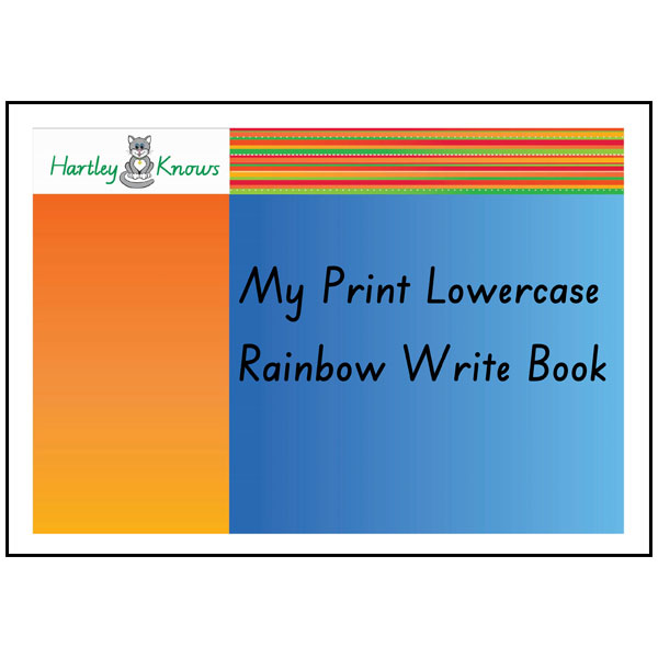 BLM Print Lowercase Rainbow Write Book