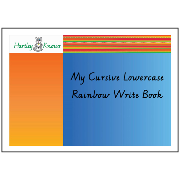 My Cursive Lowercase Rainbow Write Book